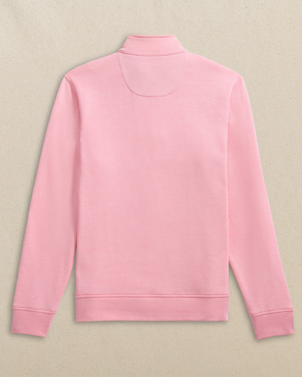 Sandy Cove Pique Quarter Zip - Sea Pink
