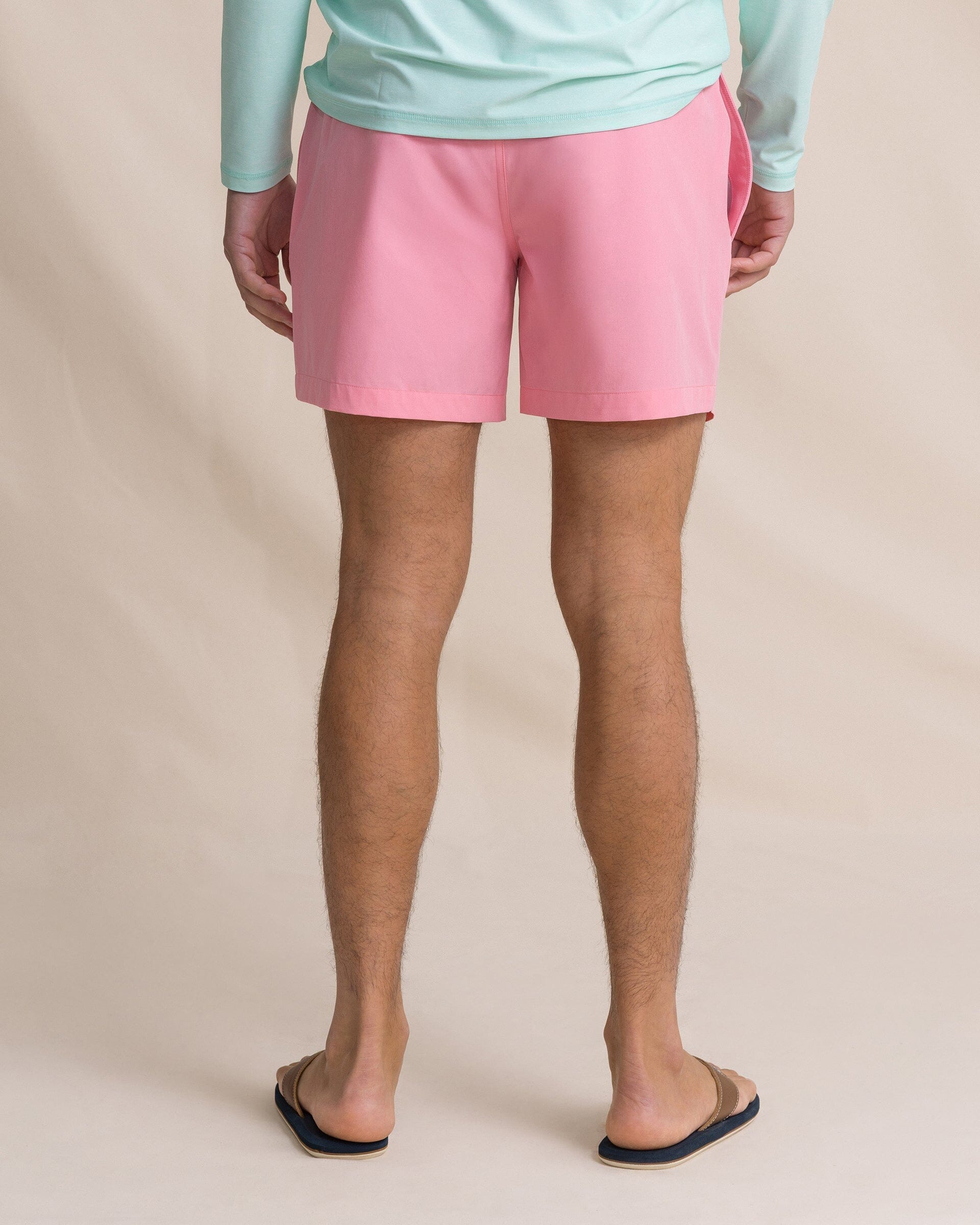 Solid Maritime Swim Trunk - Sea Pink