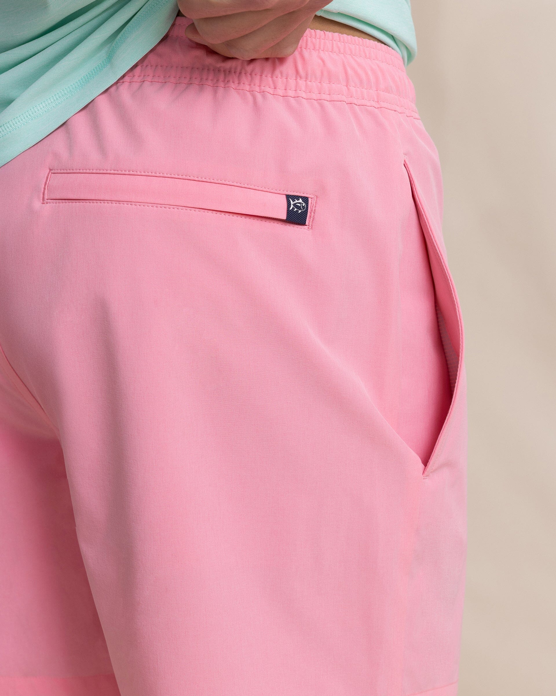 Solid Maritime Swim Trunk - Sea Pink